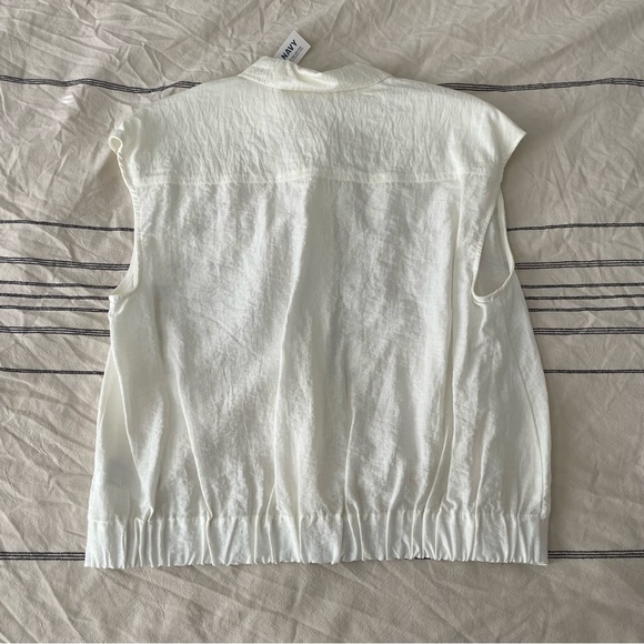 NWT Dolman-Sleeve Twist-Front Button-Down Shirt - Picture 3 of 3